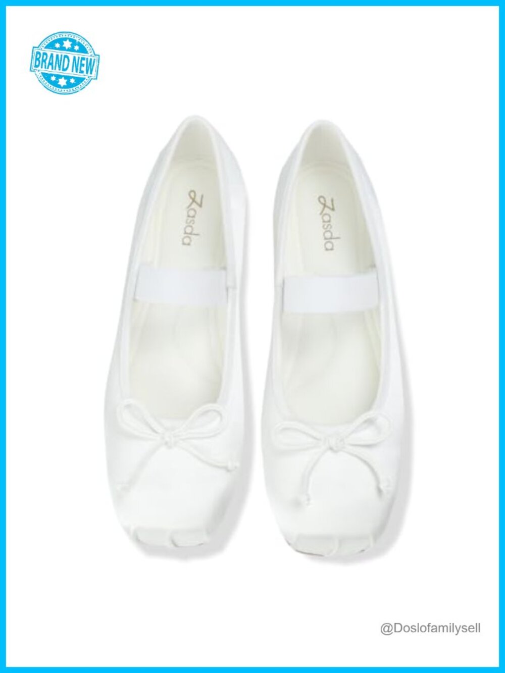 Ballet Flats for Women Bow Square Toe Slip-On Satin Comfortable Casual Work